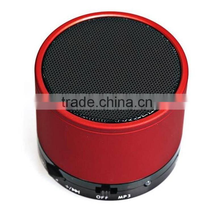 China low price hot selling round bluetooth high end speaker