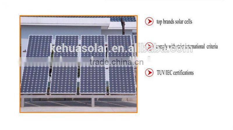 mono solar panel solar module 150W 160W PV poly crystalline TUV 10 years warranty