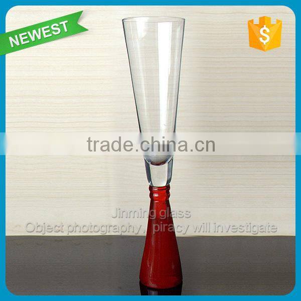 Hot Sale crystal colorful glass champagne flute