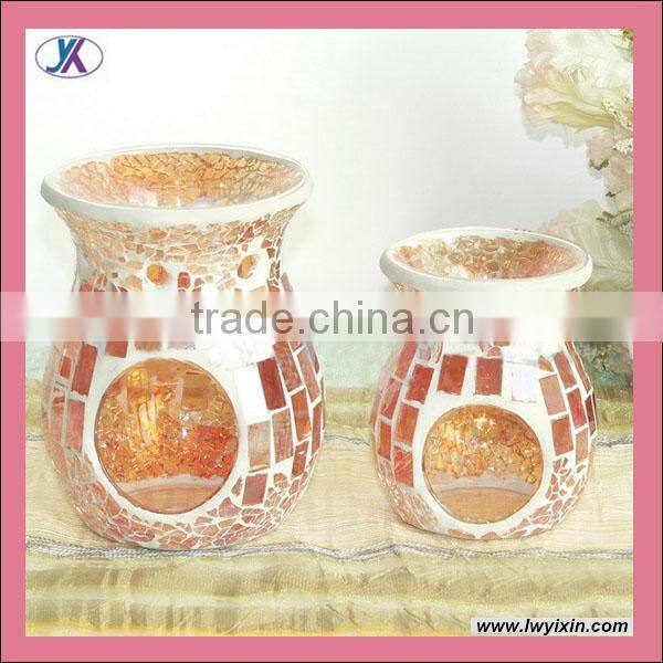 Mosaic tart burner/oil burner/tart warmer30/tealight with candle/candle holder