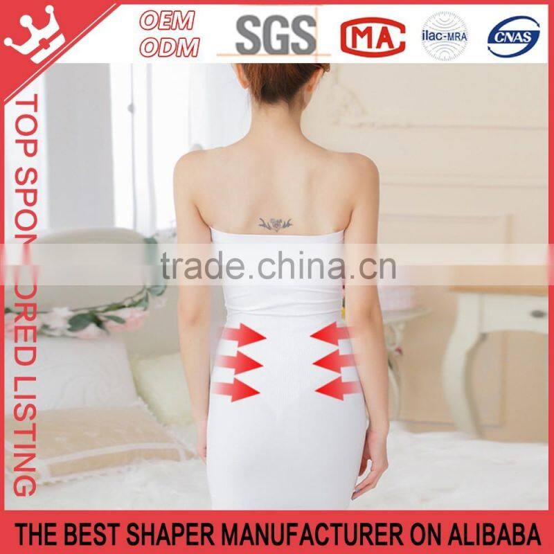 Sexy Wrapping Dress Push Up Breast Bust up Onepiece Corset Full Slip Strapless Full Slip