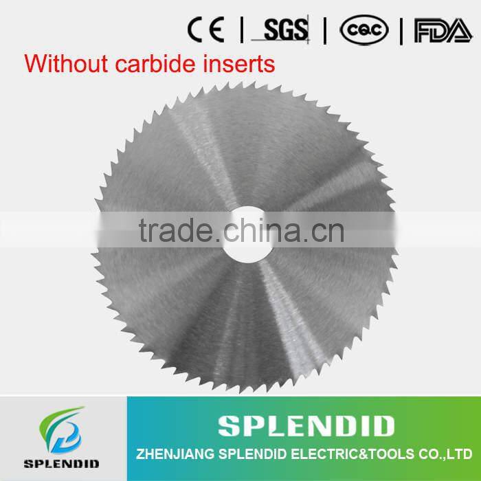 high quality without carbide inserts wood saw blade