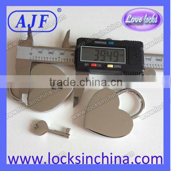 Silver love padlocks for valentines day promotional gift