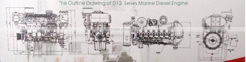 The Model Table Of Steyr WD12 Serise Marine Diesel Engine