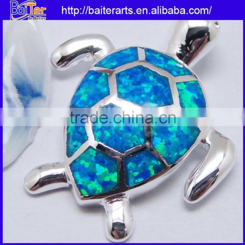 Many Designs !!! Created Opal And Square Light Blue Topaz And Pave Diamond Necklace Pendant