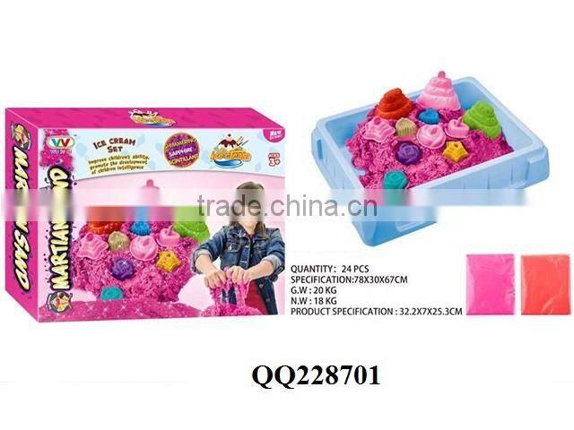 500G Kids DIY magic sand with 1pcs sand tray+5pcs sand mold,kids toys sand, magic toy sand