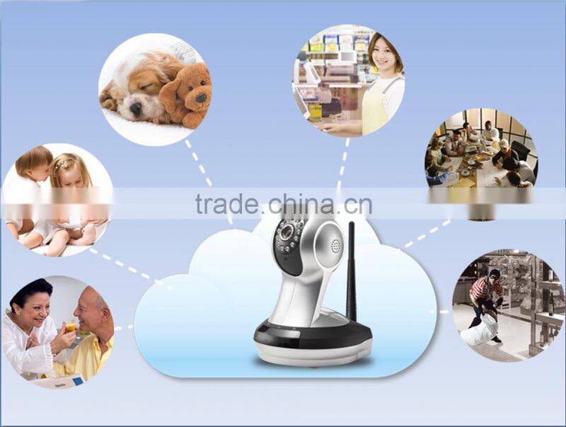 360 degree wireless camera, p2p ip camera for shop care,360 degree security camera