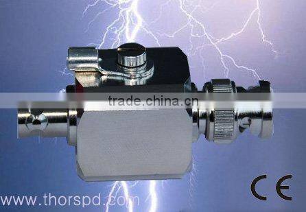 Gas tube coaxial surge protector