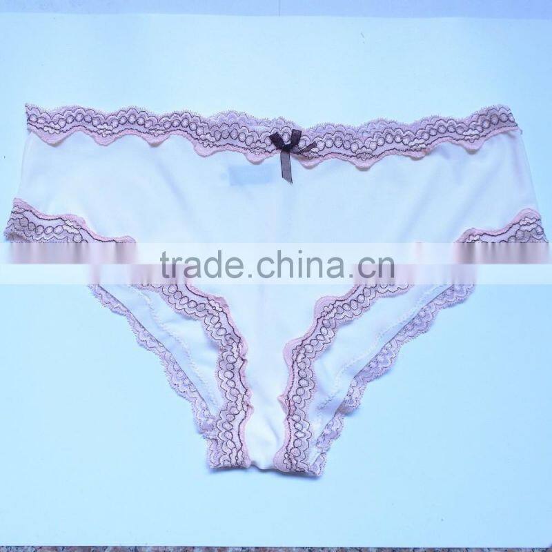 Hot Sell 2016 Stylish Transparent Sheer Lace Panties For Woman Underwear