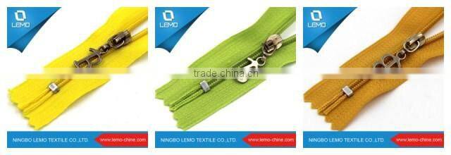 Separating Types Of Canada Nylon Zippers For Bag