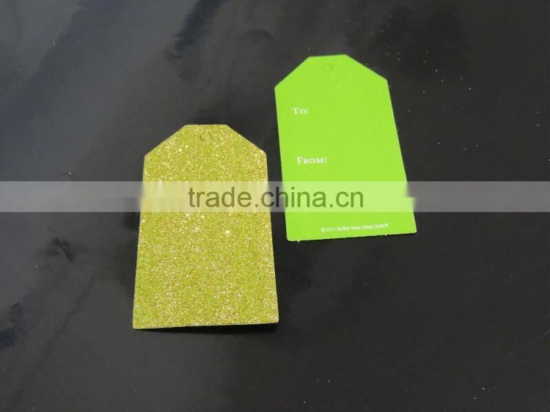 green printed birthday greeting cards with shiny lamination