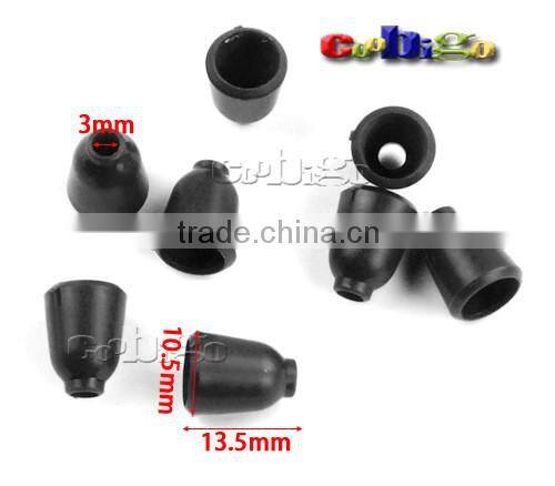 1/8"(3mm)Plastic Cord Ends Stopper Toggle Bell For 3mm Rope Sportswear Garment Backpack Accessories #FLS160-B