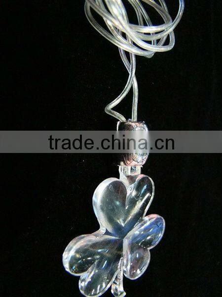 Beer bottle shaped led pedant necklace light