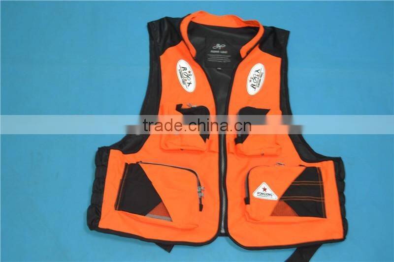 Fishing vest with removable EPE foam