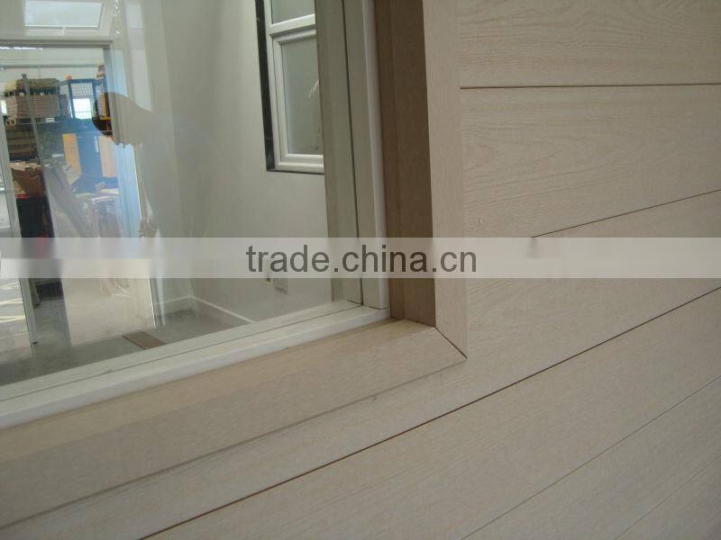 Yuante cheap external decorative PE wood plastic panel wpc wall