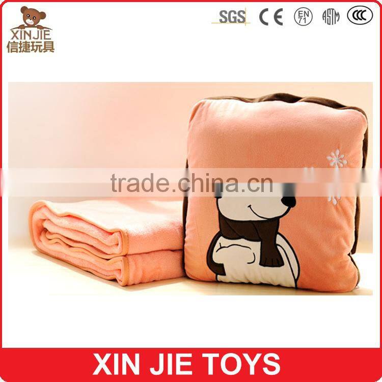 office lady noon break pillow and blanket students rest cushion and blanket