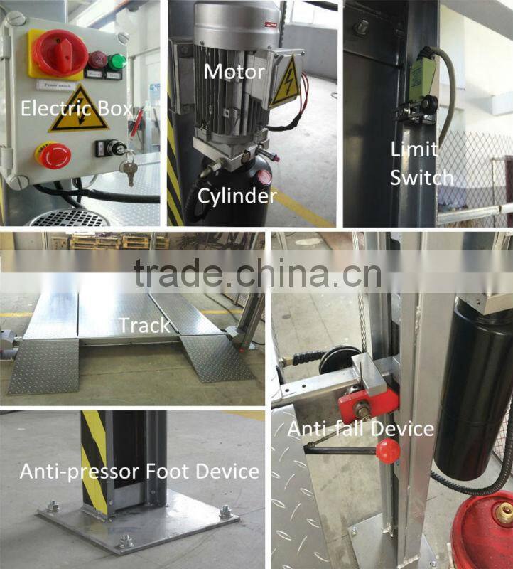 4 Column 2 Level Hydraulic Car Parking Lift