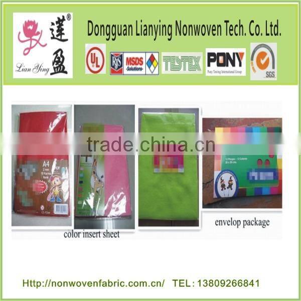 Crafts DIY Polyester Felt Nonwoven Fabric Sheet for Craft