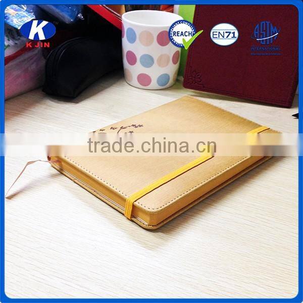 Hot selling high grade A5 PU leather executive notebook for presents