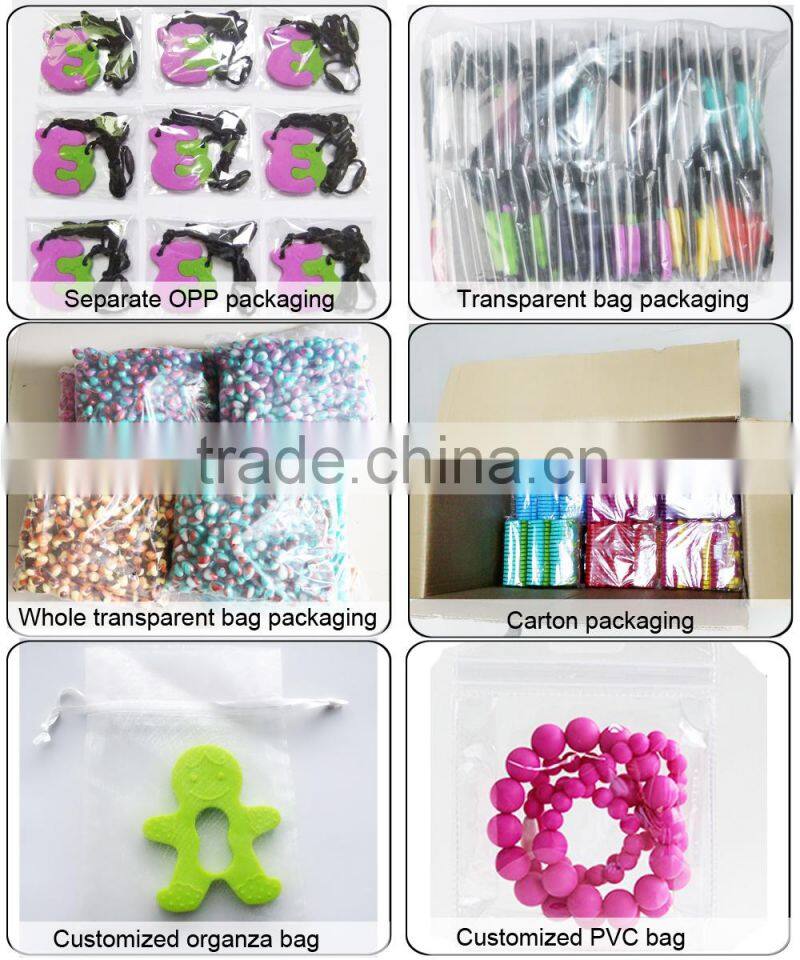 Elephant Pendant/High Quality Silicone Baby Teether Owl Pendant/ BPA Free Silicone Baby Teether Elephant Pendant Wholesale