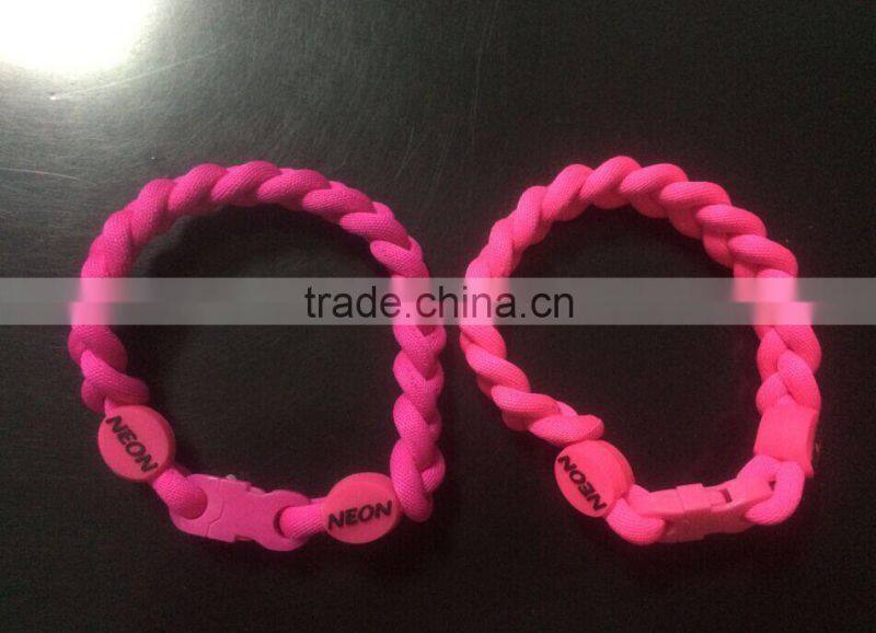 Triple Braided Neon Cord Bracelet