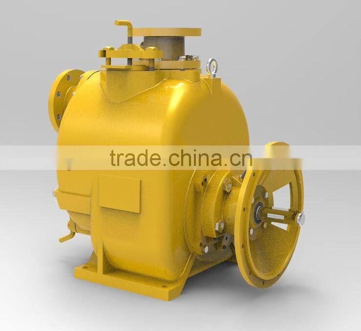 trailer mounted electric self priming trash pump