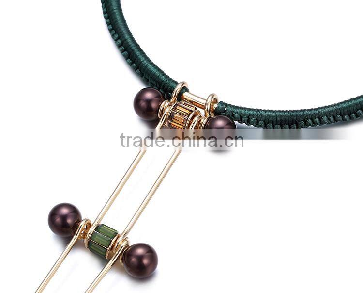 Fashion New Design Hotsale Charm Jewelry Rhinestone Pendant Necklace