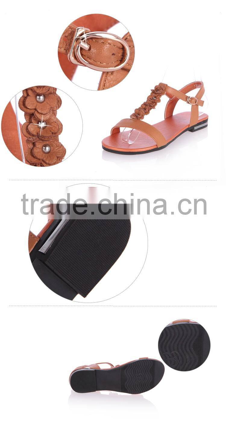 China shoe manufacturer wholesale lady fashion leather shoe