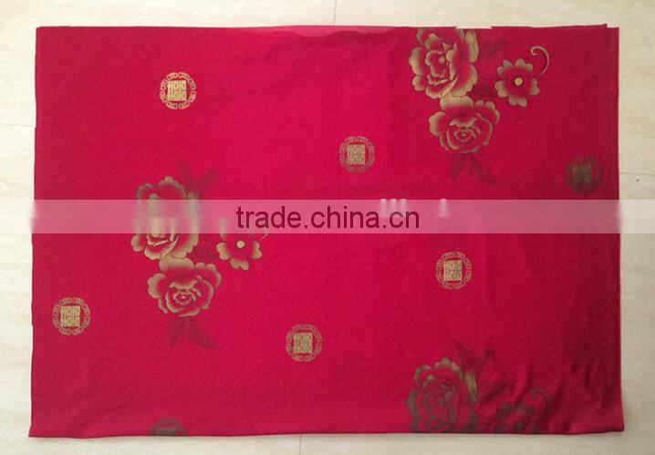 100% polyester flash powder flower print fabric