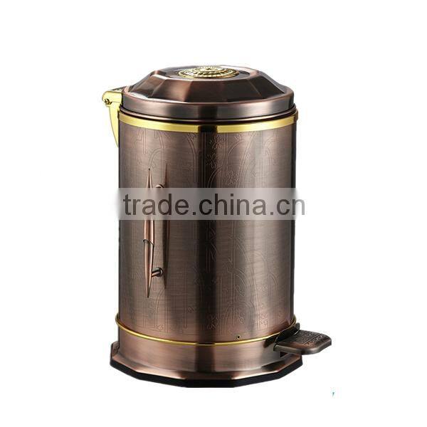 10L stainless steel dustbin