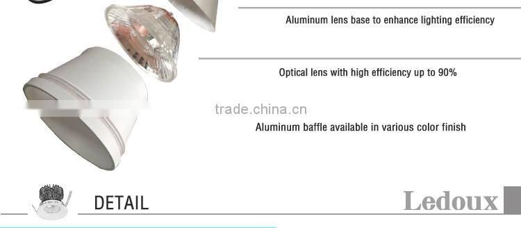 Mordern designed cob 6w led metal halide track light