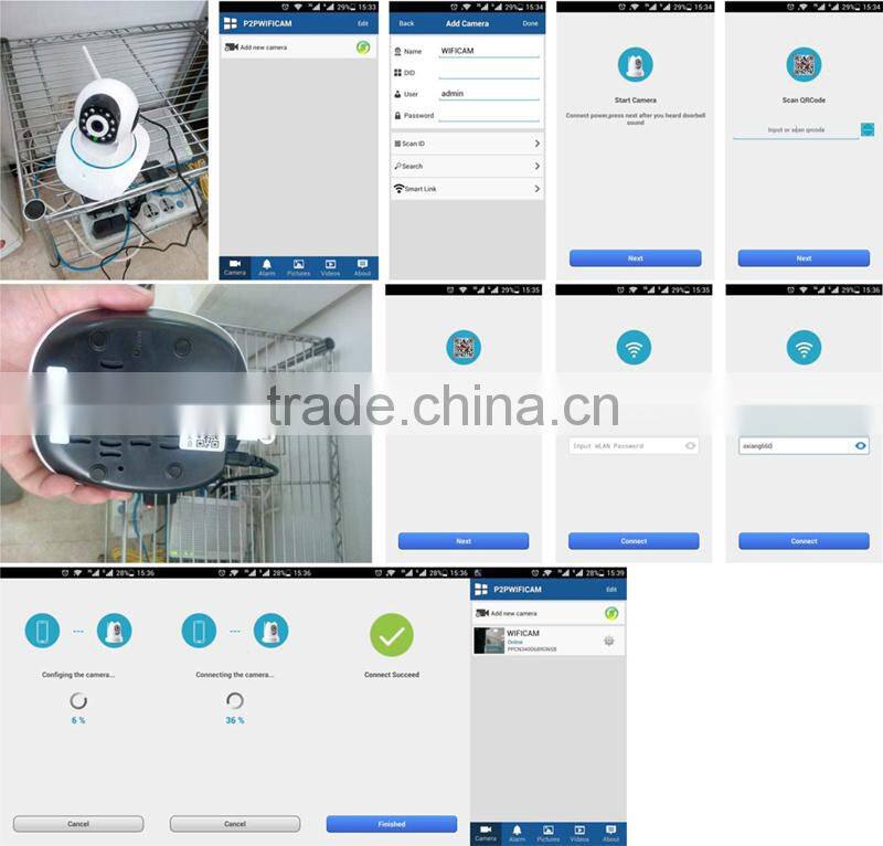 wireless onvif p2p ip camera
