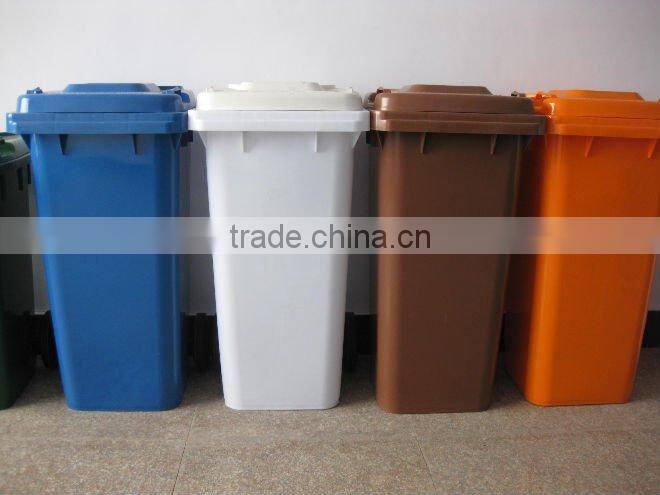 120L outdoor standing plastic waste bin