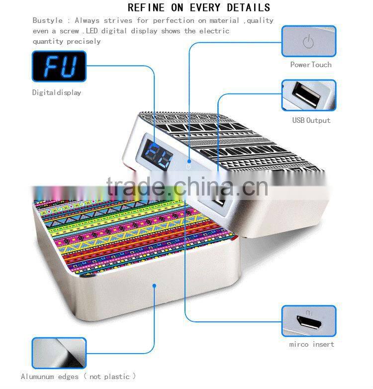 S-zone ODM power bank with aztec design