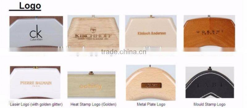 DLS017 Multi clothes hanger wooden coat hangers with bar