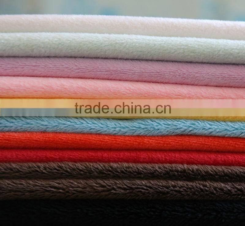 poly artificial fur fabric using for hot water bag