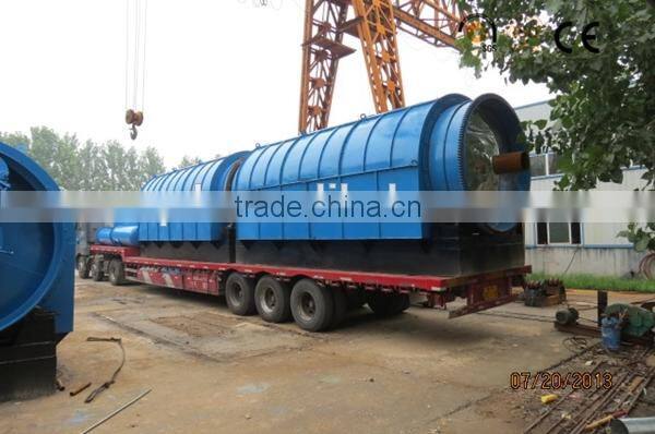 300 square meters need used tyre horizontal pyrolysis plant