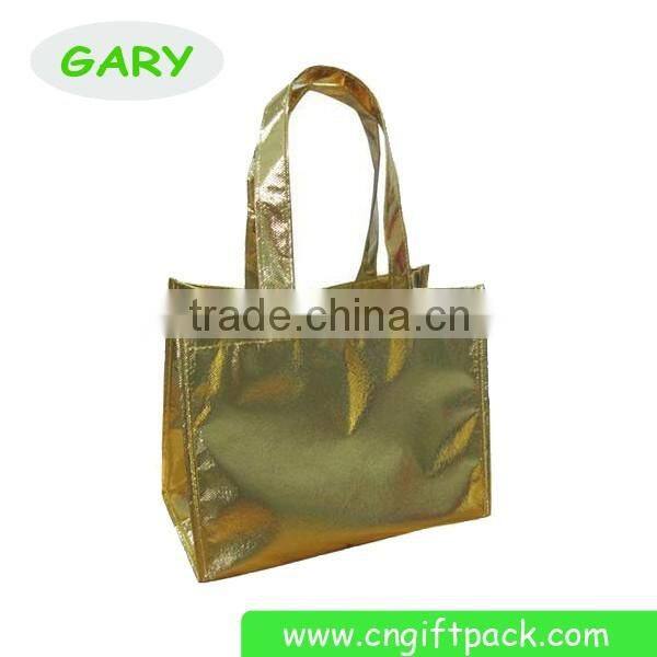 Gold Handbag Tote Bag Metallic Laminated Tote Bag Manufacturer