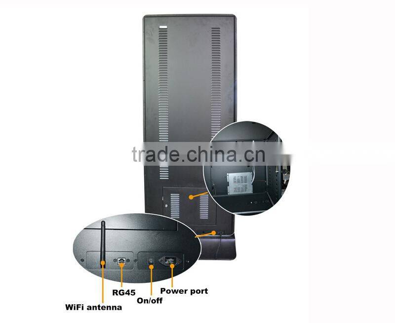 Chestnuter 42 inch floor standing digital signage with Free Opensource digital signage server software