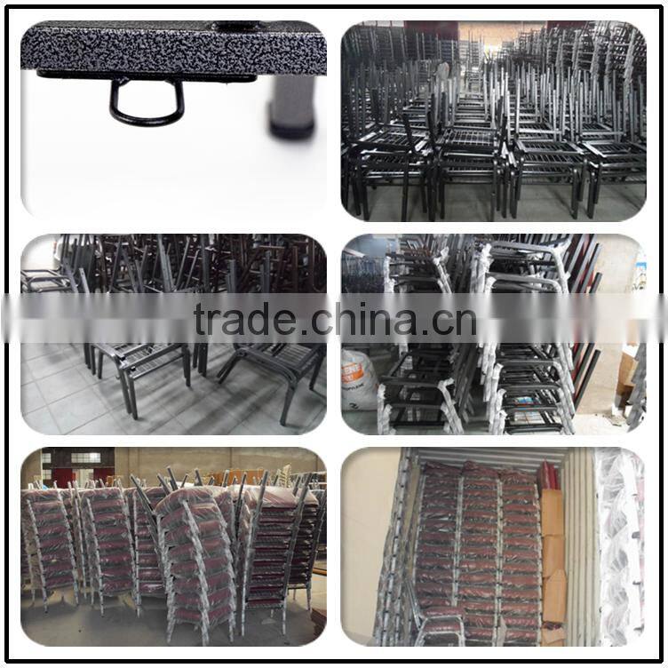 wholesale steel interlocking stackable cheap metal theater seating