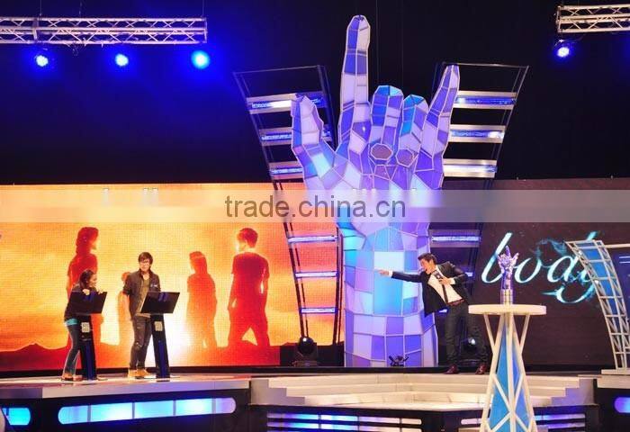 Adjustable brightness P5 Indoor led video screen rental for events and theater stage