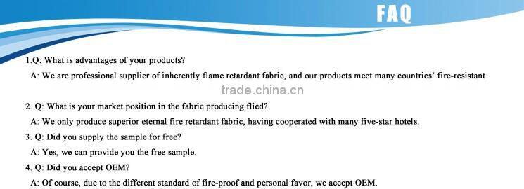 Flame retardant fabric anti-static fabric curtain
