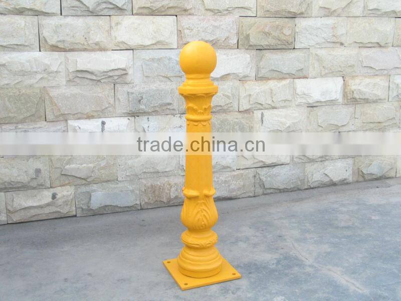 High quality cast iron corner security bollard