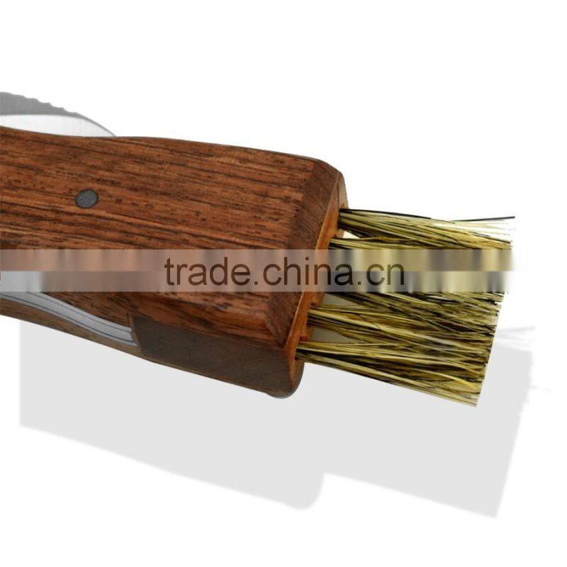Mushroom Knife With Brush Outdoor Survival Knife Tool