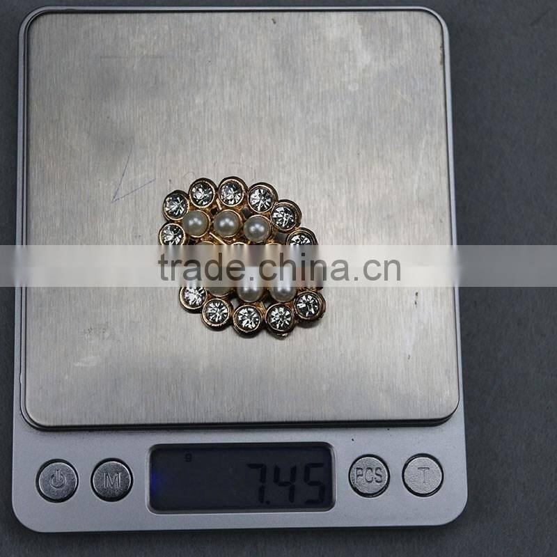 new metal alloy rhinestone brooch pin