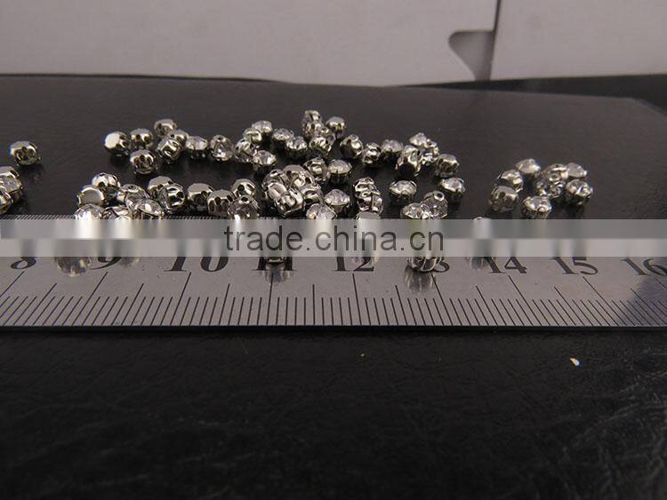 High Quality Rhinestone Crown Embellishments with Brass