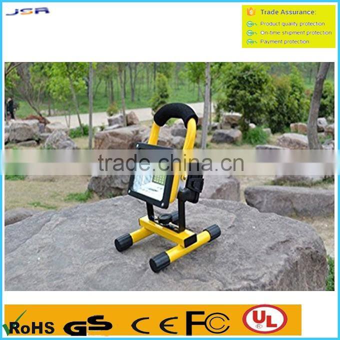 4000mah lion battery powered DC8.4V voltage 10w rechargeable led flood light