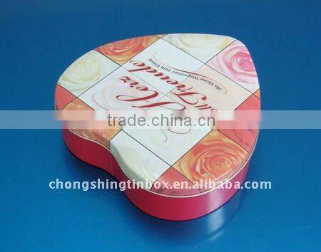 Heart Shaped Chocolate Tin Box wholesale