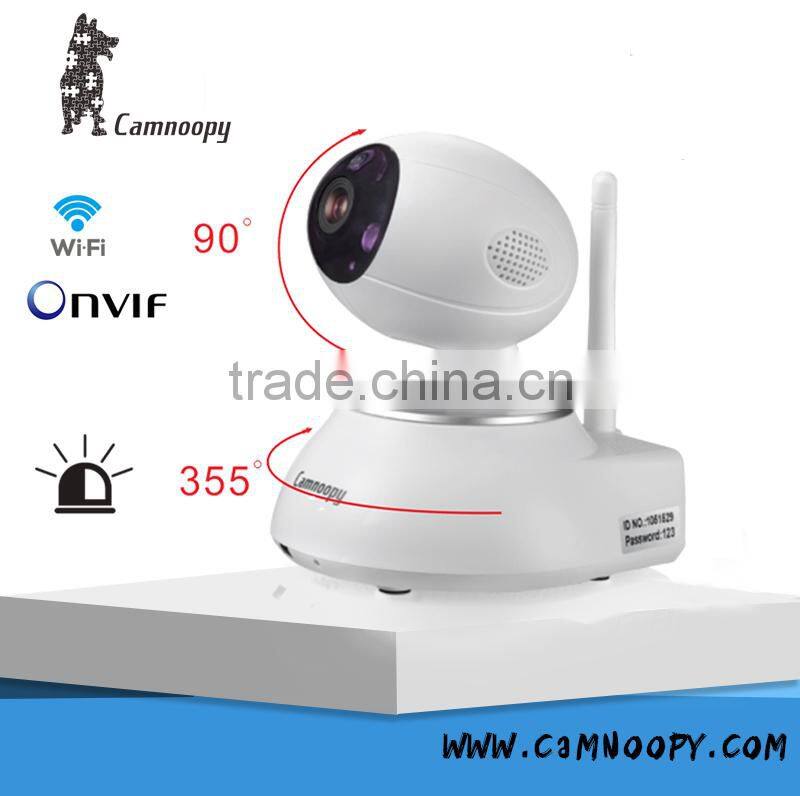ONVIF P2P 720P Pan Tilt Wireless Smart Home IP camera Key word: home security