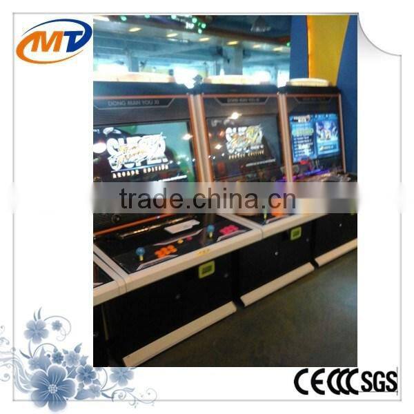 Arcade cabinet fighting video game Tekken